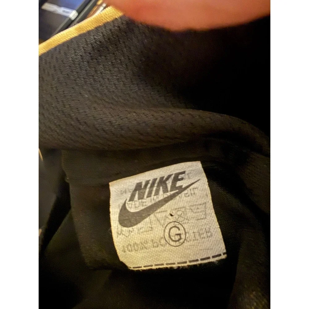 Nike Brazil Brasil Soccer Jersey Men's G Large Black Gold #10 CBF Vintage Y2K